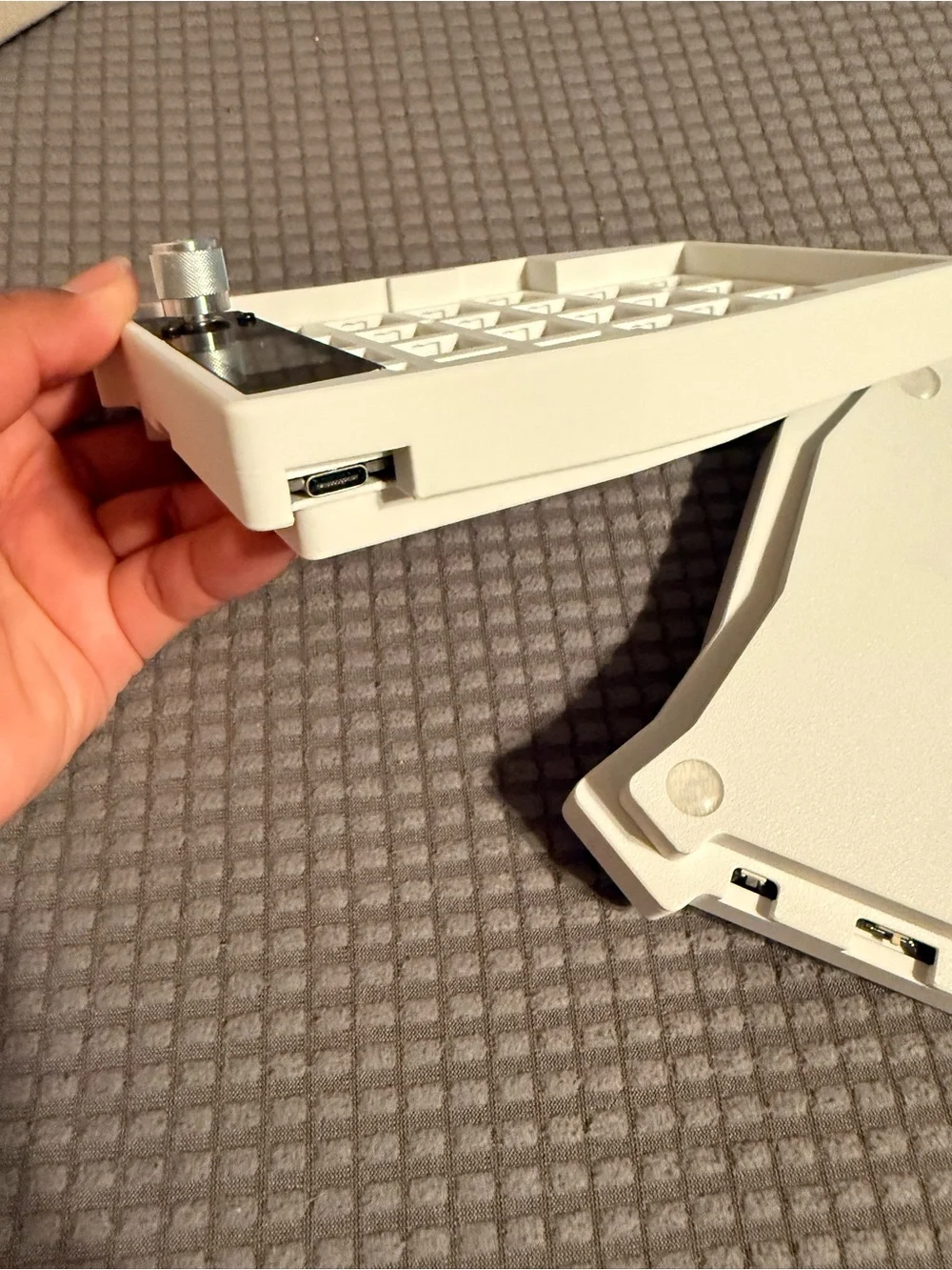 Ergonomic Split Mechanical Keyboard  - White